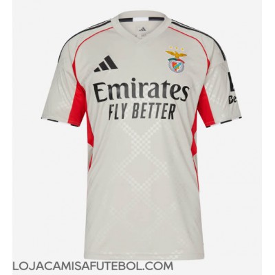 Camisa de Futebol Benfica Antonio Silva #4 Equipamento Secundário 2025-26 Manga Curta Camisa de Futebol Benfica Antonio Silva #4 Equipamento Secundário 2025-26 Manga Curta